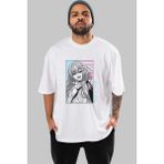 ankhises Marin Kitagawa 1 Anime Ön Baskılı Beyaz Oversize T-Shirt Erkek Kadın