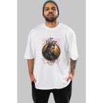 Ankhises Viking Mitolojisi 2 Ön Baskılı Beyaz Oversize T-Shirt Erkek Kadın Pamuk Bisiklet Yaka Tişort