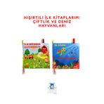 AnkiToys Çiftlik Hayvanları & Deniz Hayvanları Hışırtılı Kitap Seti