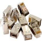 Anktek 10 Adet Metal RJ45 Cat6 Ftp Jack Network Ucu Konnektör Soket