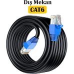 Anktek 50 Metre Cat6 Dış Ortam Dış Mekan İnternet Kablo EZRJ45 2 Katlı High Speed