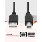 Anktek Yazıcı Kablosu USB 2.0 Printer Cable Hp Epson Canon Xerox Brother 1.5 Metre