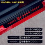 Anl Company Fiat Doblo Karbon Kapı Eşiği Sticker - Standart
