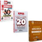Anla Kazan Yayınları 2026 Kpss Vatandaşlık Simülasyon 30 Deneme & Deli Defteri Kpss Vatandaşlık Deneme & Pegem Kpss Vatandaşlık Konu Konu Çıkmış Soru Seti