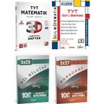 Anla Kazan Yayınları 3D + Acil 2026 TYT Kurs Matematik ve 3D TYT Matematik Ders Defter Anla Kazan Deneme 4 lü Set