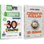 Anla Kazan Yayınları Cba + Indeks 2026 Kpss Coğrafya Pusulası 25+30 Deneme 2 Li Set - Barış Salt, Alican Demir Cba + Indeks Akademi Yayınları