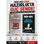 Anla Kazan Yayınları Cba Yayınları 2026 Meb-Ags Eğitim Bilimleri ve Türk Eğitim Sistemi 20 Deneme & Evp Akademi Eğitim Bilimleri ve Türk Milli Eğitim Sistemi 5 Deneme Seti