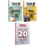 Anla Kazan Yayınları Dizgi 2026 Kpss Matematik + Türkçe Deneme ve Deli Defteri Vatandaşlık Deneme 3 Lü Set