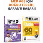 Anla Kazan Yayınları Dizgi Kitap 2026 Meb Ags Türkiye Coğrafyası 50 Deneme & Indeks Meb-Ags Tarih 60 Deneme Seti