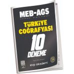 Anla Kazan Yayınları Evp Akademi Meb-Ags Coğrafya 10 Deneme Çözümlü Evp Akademi
