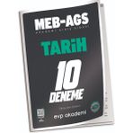Anla Kazan Yayınları Evp Akademi Meb-Ags Tarih 10 Deneme Çözümlü Evp Akademi