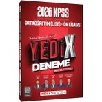Anla Kazan Yayınları Indeks 2026 Kpss Lise Ortaöğretim Ön Lisans Yedix 7 Deneme Çözümlü