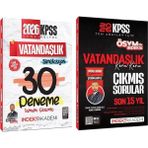 Anla Kazan Yayınları Indeks Akademi 2026 Kpss Vatandaşlık Simülasyon 30 Deneme + Çıkmış Sorular Son 15 Yıl 2 Li Set - Emrah Vahap Özkaraca Indeks Akademi Yayıncılık
