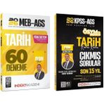 Anla Kazan Yayınları Indeks Akademi 2026 Meb-Ags Tarih Çıkmış Sorular + 60 Deneme 2 Li Set - Aydın Yüce Indeks Akademi Yayıncılık