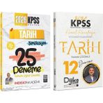 Anla Kazan Yayınları Indeks + Dijika 2026 Kpss Tarih 25 + 12 Deneme 2 Li Set - Aydın Yüce, Kemal Karakaya Indeks Akademi + Dijika Yayıncılık