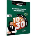 Anla Kazan Yayınları Marka Kpss Meb-Ags Yks Tyt Msü Dgs Ales Ihtiyacın Kadar Problemler Kampı 10 Da 30 Soru Bankası Çözümlü - Yasin Kara Marka Yayınları