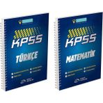 Anla Kazan Yayınları Murat Kpss Türkçe + Matematik Defteri 2 Li Set Murat Yayınları