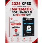 Anla Kazan Yayınları Pegem 2026 Kpss Ezberbozan Matematik Soru Bankası & Kpss Matematik 6 Deneme Evp Akademi Seti