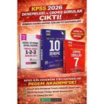 Anla Kazan Yayınları Pegem 2026 Kpss Gkgy Türkiye Geneli 1-2-3 (3'lü Deneme Seti) & Kpss Gkgy 10 Deneme & Kpss Çıkmış Sorular Seti