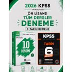 Anla Kazan Yayınları Pegem 2026 Kpss Ön Lisans 10 Deneme & Kpss Tarih 6 Deneme Evp Akademi Seti