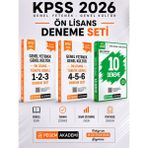 Anla Kazan Yayınları Pegem 2026 Kpss Ön Lisans Gk Gy 10 Deneme & Kpss Ön Lisans Gk Gy Türkiye Geneli Deneme Seti