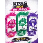 Anla Kazan Yayınları Pegem 2026 Kpss Ön Lisans Konu Anlatımlı Tek Kitap & Ön Lisans Deneme & Ön Lisans Çıkmış Sorular 5 Yıl Seti