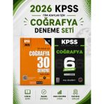 Anla Kazan Yayınları Pegem 2026 Kpss Tüm Adaylar Için Coğrafya Deneme & Kpss Coğrafya Deneme Evp Akademi Seti