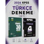 Anla Kazan Yayınları Pegem 2026 Kpss Türkçe 30 Deneme & Kpss Türkçe 4 Deneme Evp Akademi Seti