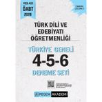 Anla Kazan Yayınları Pegem 2026 Öabt Meb-Ags Türk Dili ve Edebiyatı Öğretmenliği Türkiye Geneli 3 Deneme (4-5-6) Pegem Akademi Yayınları