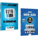 Anla Kazan Yayınları Tekrar Akademi 2026 Meb-Ags Tüm Dersler 10 Deneme & Meb Ags Ösym Ne Sorar 8 Deneme Yediiklim Seti