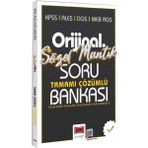 Anla Kazan Yayınları Yargı 2026 Kpss Meb-Ags Ales Dgs Sözel Mantık Orijinal Soru Bankası Çözümlü
