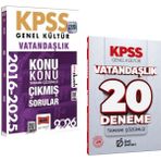 Anla Kazan Yayınları Yargı 2026 Kpss Vatandaşlık 2016-2026 Konu Konu Çıkmış Sorular & Kpss Vatandaşlık 20 Deneme Deli Defteri Yayınları Seti