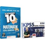 Anla Kazan Yayınları Yargı + Indeks 2026 Kpss Matematik Video Ders Notları + Kafadan 10 Net Soru Bankası 2 Li Set - Ilyas Güneş Yargı + Indeks Akademi Yayınları