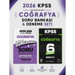Anla Kazan Yayınları Yediiklim 2026 Kpss Bumerang Coğrafya Soru Bankası & Kpss Coğrafya 6 Deneme Evp Akademi