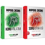 Anla Kazan Yayınları Yediiklim 2026 Kpss Lise Ortaöğretim Ön Lisans Işin Özü Konu + Soru Bankası 2 Li Set Yediiklim Yayınları
