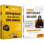 Anla Kazan Yayınları Yeni Ags - Pegem + Dijika 2026 Meb-Ags Eğitim Bilimleri + Mevzuat Bilgisi Soru Bankası 2 Li Set Pegem Akademi + Dijika Yayınları
