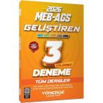 Anla Kazan Yayınları Yönerge 2026 Meb-Ags Tüm Dersler Geliştiren 3 Deneme Çözümlü