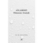 Anlam Sız Olmayanı Aramak Dr. M. Furkan Erbay