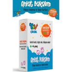 Anlat Bakalım 1 Hikaye Anlatma ve Oyun Kartları Değer Kazanımlı 20 Kart