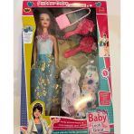 Anlily Oyuncak Bebek 2 Yedek Elbiseli 30 Cm Model Bebek M