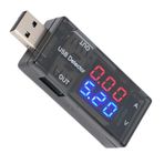 Annadue Akım Kalibrasyon Fonksiyonlu Çift USB Test Cihazı, Gerilim Ve Akım Verilerini Görüntüleme, USB2.0 Arayüzü, Sorun Giderme Ve Analiz Için Çift USB Dedektörü