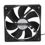 Annadue Bilgisayar Kasası Fanları, 120mm Çift Bilyalı Rulmanlı Soğutma Fanı, PC Kasaları, Sunucular, Madencilik Makinaları Için 3000 RPM Yüksek Hızlı Endüstriyel Egzoz Fanı