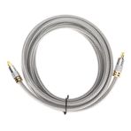 Annadue DVD CD Oynatıcı TV Set Üstü Kutusu Için 24K Altın Kaplama Dijital Fiber Optik Kablo, Düşük Zayıflama, Birinci Sınıf Malzeme, Profesyonel Tasarım, Yüksek Yoğunluk, Tozsuz Küresel