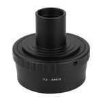 Annadue Metal Adaptör Halkası 23,2 Mm T Montajlı Mikroskop Merceği,M4/3 Montajlı Aynasız Fotoğraf Makinesi Ile Uyumlu, Değiştirmek Için Çıkarılabilir