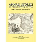 Annali Storici di Principato Citra - Fasc. n. 33: Rivista di Studi Storici del Centro di Promozione Culturale per il Cilento - Anno XVIII-XXII, 2020-2024, fasc. n. 33: Vol. 33