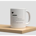 Anne Anneler Günü Beyaz Kupa Bardak - 199 ml