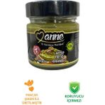 Anne Antep Fıstığı Kreması 200 gr (Parçacıklı - Pancar Şekeri İle Üretilmiştir, Koruyucu İçermez)