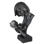Anne Bebek Biblo Gümüş Eskitme