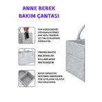 Anne Bebek Çantası Anne Bebek Çantası Keçe Anne Bebek Bakım Çantası Yenidoğan Alt Açma Değiştirme Iç