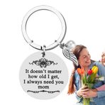 Anne için Anahtar, Oğul'dan Anne Keyrings | Anneler Günü için Anahtar Çantası Çantası Cazibesi - Taşınabilir Duygusal Keytler Düğün Toplantısı için Gezmek Gezgin Doğum Günü Noel